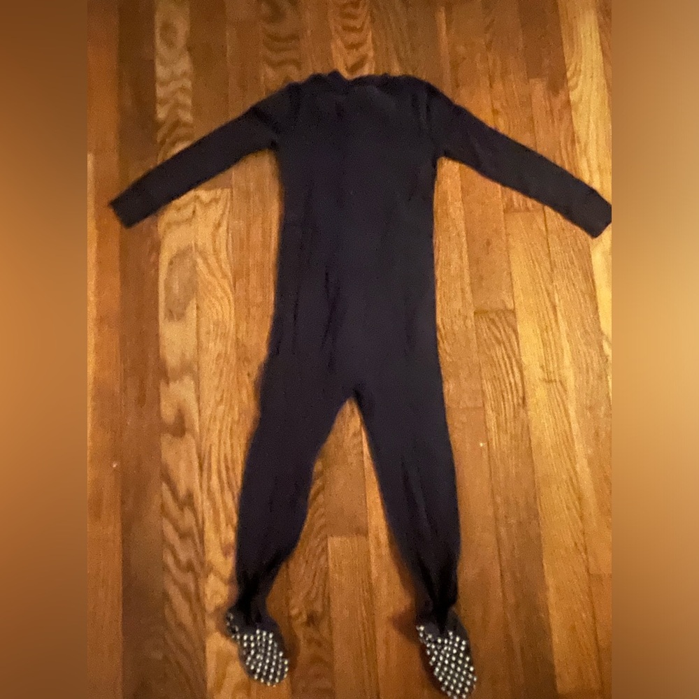 Hanna Andersson 3T Navy footed PJs